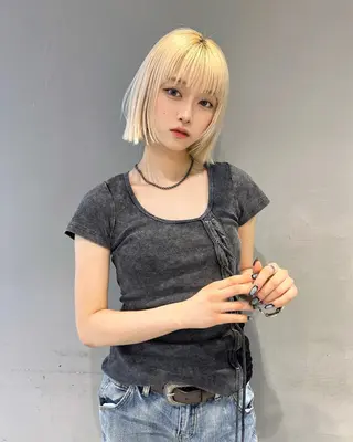 ショート 🌈ハイトーン/ボブ 🌈のヘアスタイル