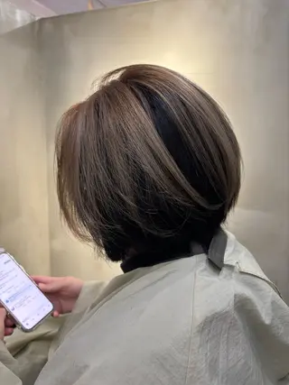 ショート カラー 中園康 /カラー/ブリーチのヘアスタイル