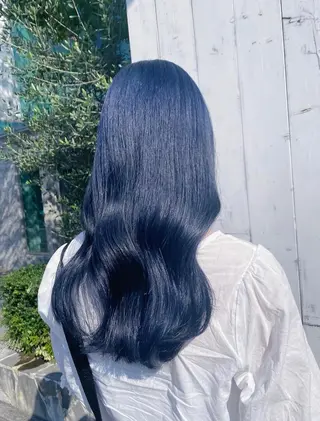 ロング カラー 韓国ヘア 🦋KIRA🦋のヘアスタイル