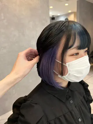 カラー SALOWIN栄 高須大貴のヘアスタイル