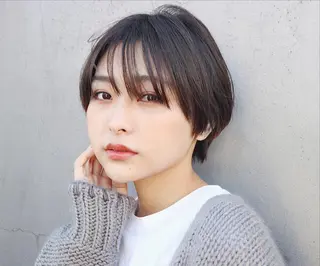 ショート カラー 徳本 駿太のヘアスタイル
