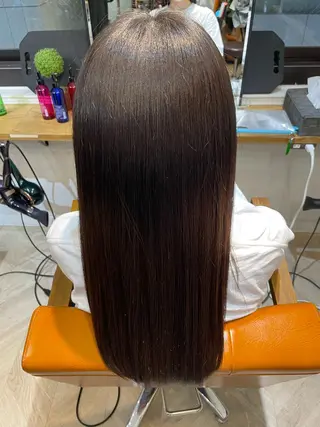 ロング 髪質改善/縮毛矯正 アンナ🍊のヘアスタイル