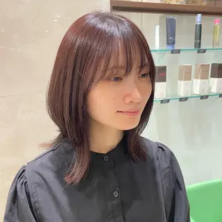 セミロング 田中 真白のヘアスタイル
