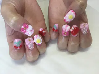 ネイル 💎🐰 saki. m 🐰💎のネイルデザイン