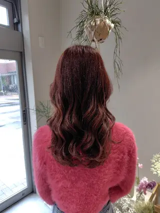 セミロング カラー 🌸花屋併設🌸石垣 友基のヘアスタイル