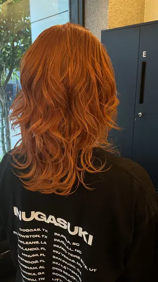 セミロング カラー ACTION心斎橋店 Lisaのヘアスタイル