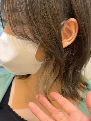 ミディアム カラー 髪質改善☆ 縮毛矯正miyuのヘアスタイル