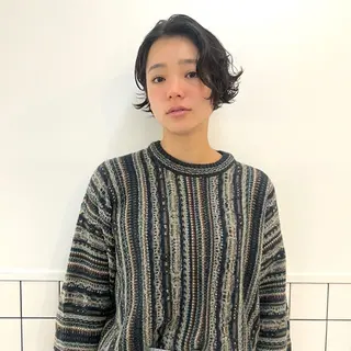ショート パーマ era shioriのヘアスタイル