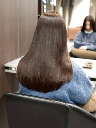 ロング 韓国/艶髪/縮毛矯正 /髪質改善/MIKUのヘアスタイル