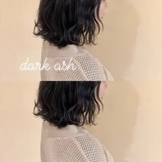 ミディアム カラー マンツーマン半個室 tamuraのヘアスタイル