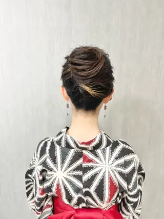 ロング ヘアアレンジ ヘアセット専門店 Rのヘアスタイル