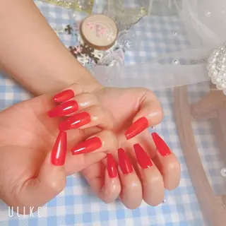ネイル 渋谷T&B もも ロング無制限中⭐️のネイルデザイン