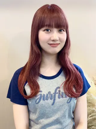 ロング カラー YUZUKI 🌙のヘアスタイル