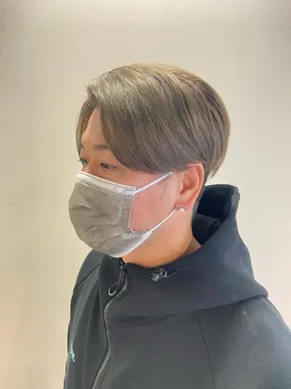 ショート メンズ 髪質改善・縮毛・ 艶髪カラー　Maruのヘアスタイル