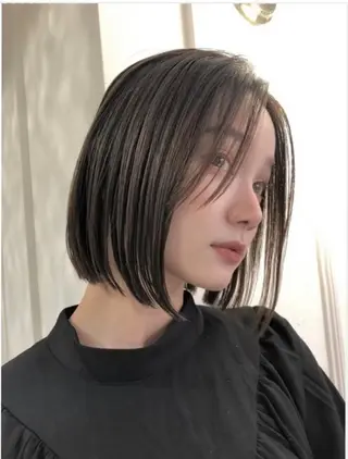 ショート 縮毛矯正・似合わせ タナカ レイヤのヘアスタイル