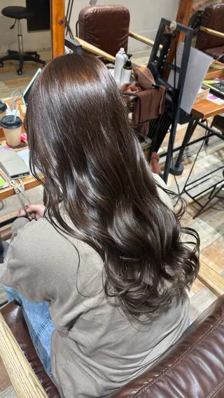 ロング カラー シールエクステ/まつ ぱ/レイヤー/はるかのマツエク・マツパデザイン