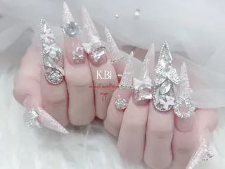 ネイル K.bi_nail ネイル長さ出し専門店のネイルデザイン