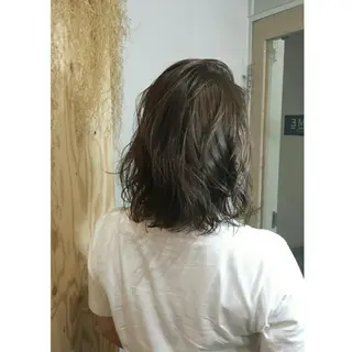 ミディアム 🔳髪質改善🔳 岡本陽のヘアスタイル