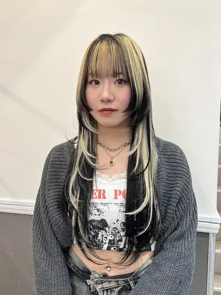 ロング 吉村 憂々のヘアスタイル