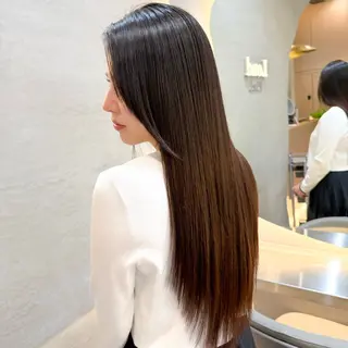 ロング レイヤー/ハッシュ/ ボブ/縮毛/内藤康太のヘアスタイル