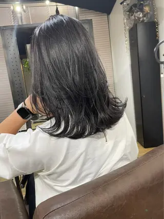 ミディアム カラー ARCANAブリーチ ダブルカラー🌟原宿のヘアスタイル