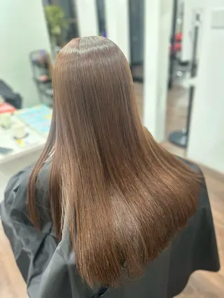 ロング カラー 🤍 minaのヘアスタイル