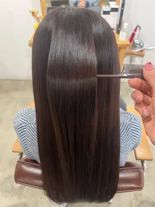 ロング カラー 三島 有佳里のヘアスタイル