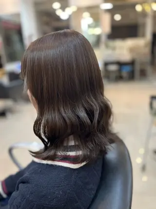 ミディアム カラー 🍒 SANA🍒のヘアスタイル