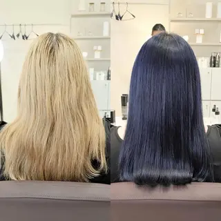 ミディアム EIGHT plum TOKIOリミテッドのヘアスタイル