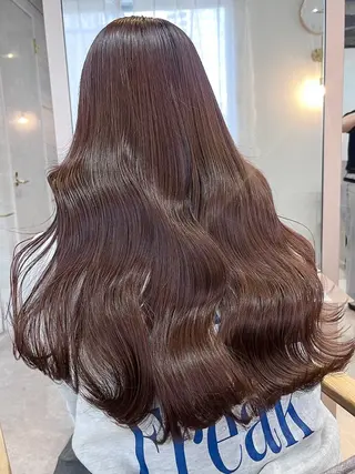 ロング 🐈‍⬛momo🐾 ダブルカラーのヘアスタイル