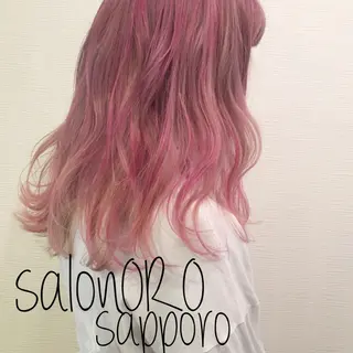 ロング カラー 池田 真由美のヘアスタイル