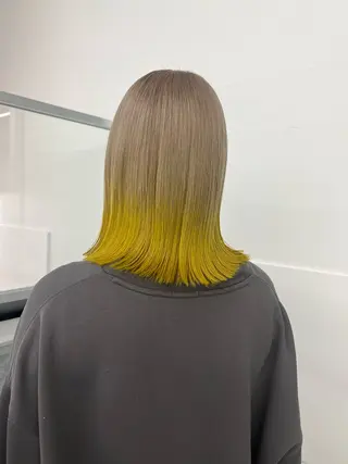 ミディアム カラー ボブ/パーマ 🐕‍🦺Nagiのヘアスタイル