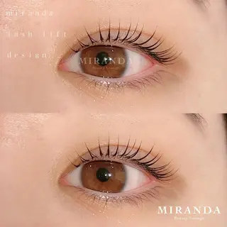 マツエク・マツパ アイブロウ MIRANDA beautyのマツエク・マツパデザイン