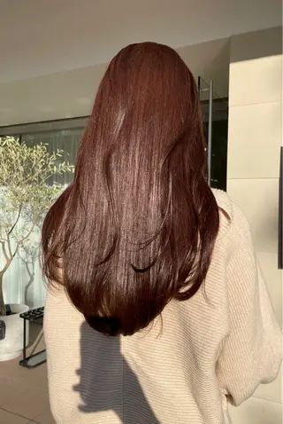 セミロング 千原 海颯のヘアスタイル