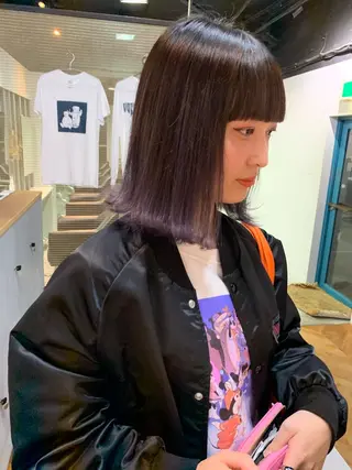 ミディアム カラー 怪我のため6月末 復帰予定田中瑞希🍃のヘアスタイル