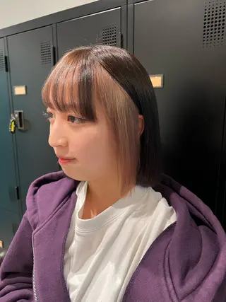 ショート カラー 🌞レイヤー×カラー 前川那津美🌞のヘアスタイル