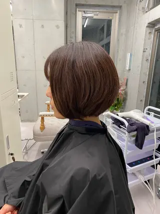 ショート カラー yuzuki Agu臼井のヘアスタイル