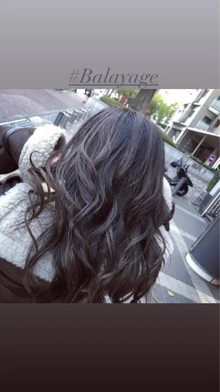 ロング カラー 髪質改善⭐️ 桜場のヘアスタイル