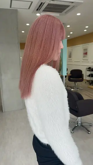 ロング カラー カワカミ ユウダイのヘアスタイル