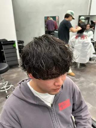 パーマ メンズ ！メンズ特化！ 田中健輔のヘアスタイル