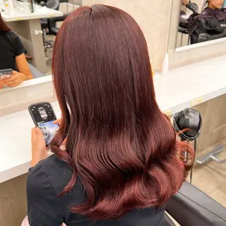 セミロング 💖札幌カラー 指名No.1💖玲奈のヘアスタイル