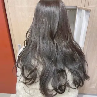カラー オリーブ🎶アッシュ グレージュちひろ🧸のヘアスタイル
