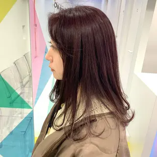 セミロング カラー ヘアアレンジ 完全💗マンツーマン marinのヘアスタイル