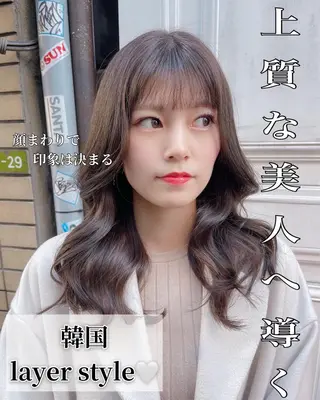 カラー 韓国ヘア🇰🇷 有田裕也のヘアスタイル