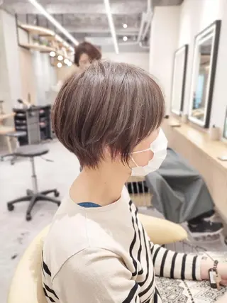 ショート 【似合わせ・レイヤー ・パーマ】海気のヘアスタイル