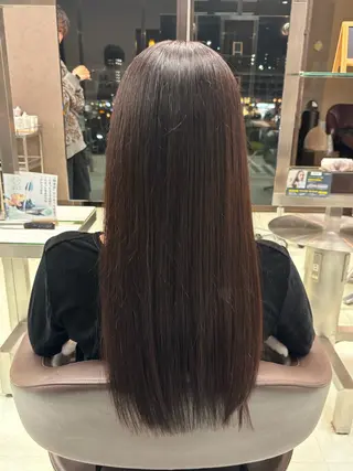ロング 中津/トレンドカラー /美馬本紅亜のヘアスタイル