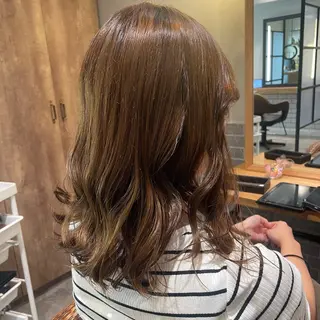 ミディアム 透明感カラー/ カット🎀あつこ🎀のヘアスタイル