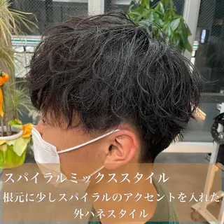 メンズ 【ニュアンスパーマ】 西岡拓海のヘアスタイル