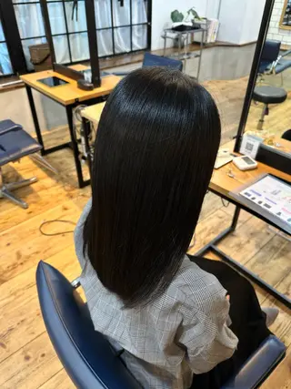 ミディアム 縮毛矯正＆髪質改善 特化/ゆいのヘアスタイル