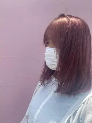 カラー 初ブリーチOK✨ ハイトーン稲吉菜々美のヘアスタイル